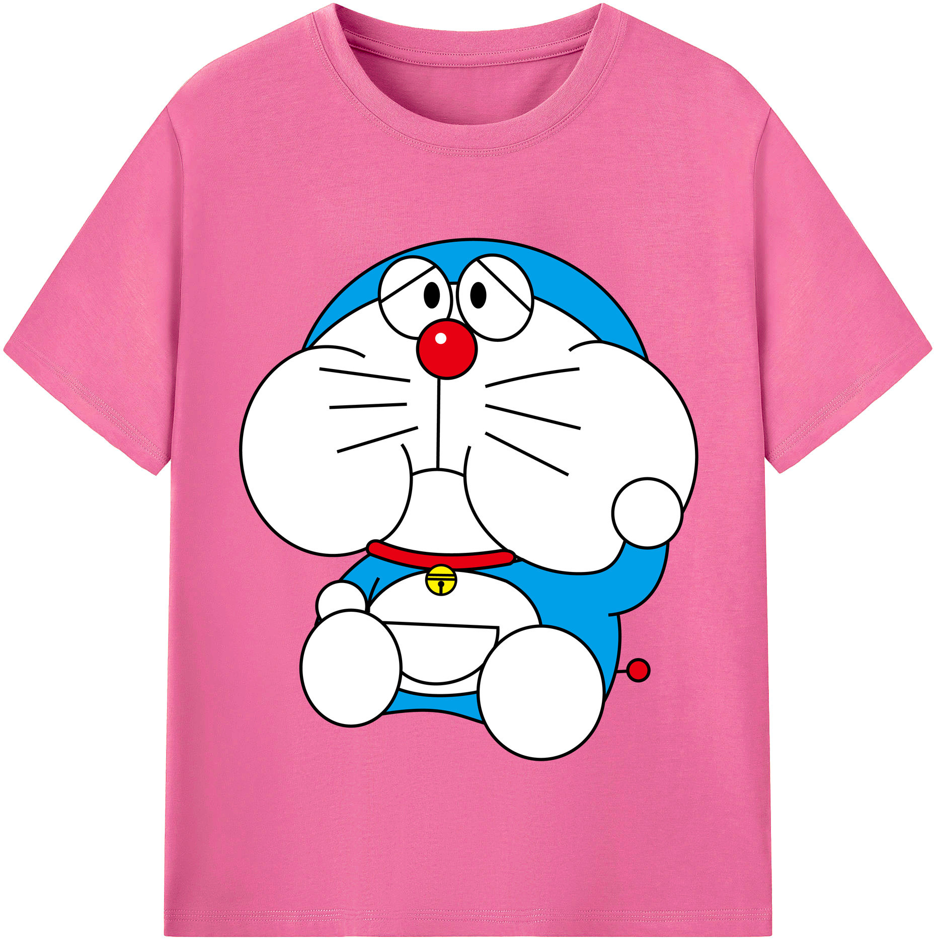 （画像用） ドラえもん Doraemon レディースカジュアルプリントTシャツ（綿100％）